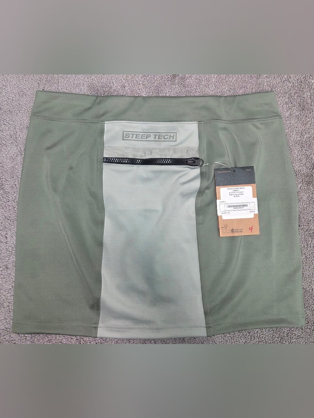 The North Face Steep Tech Olive Green Mini Skirt